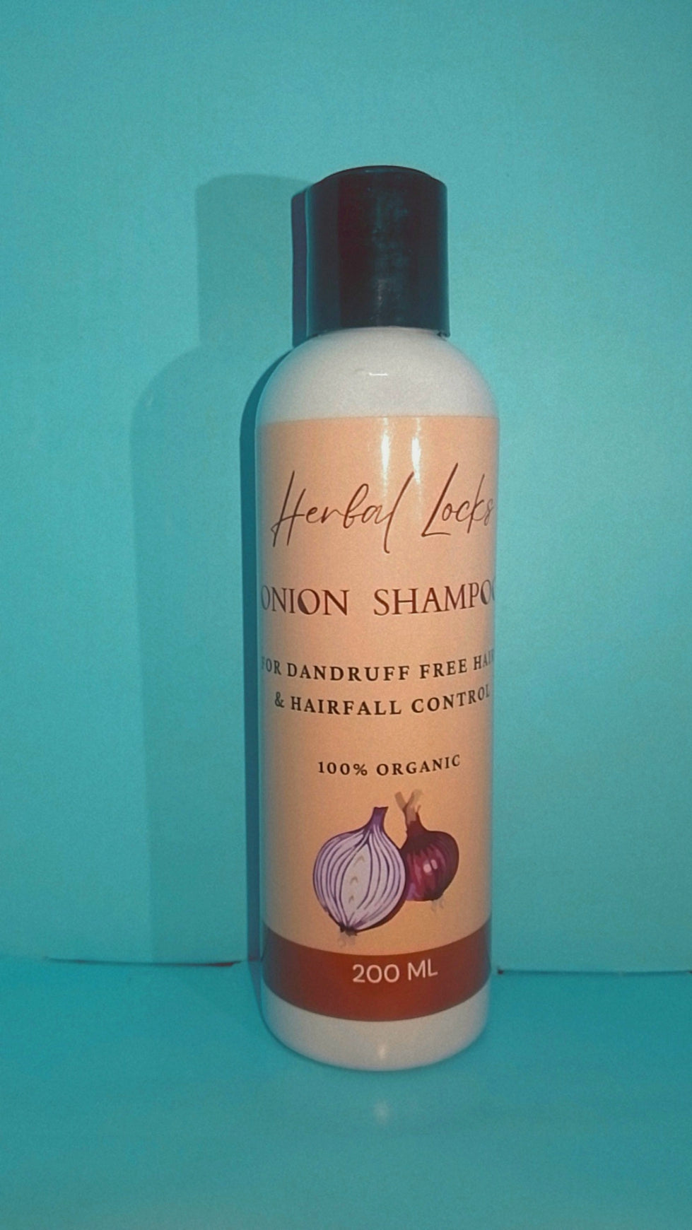 Herbal Locks Onion Shampoo – Anti-Dandruff & Hairfall Control (200ml)